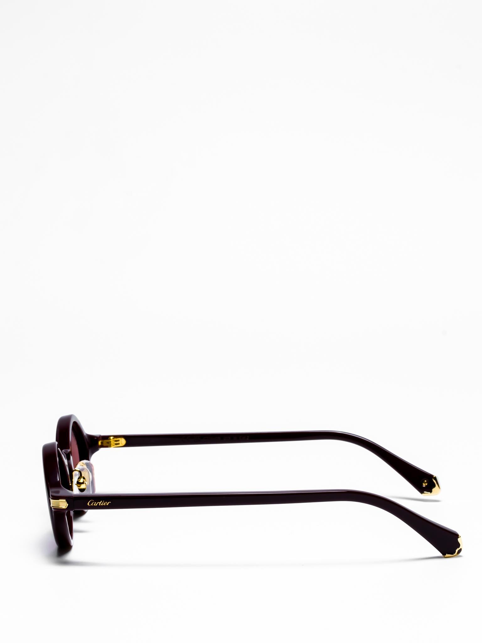 Cartier CT0540S 003 Première de Cartier Sunglasses for Women - Luxury Designer Shades for Beach, Driving & Outdoor Fashion