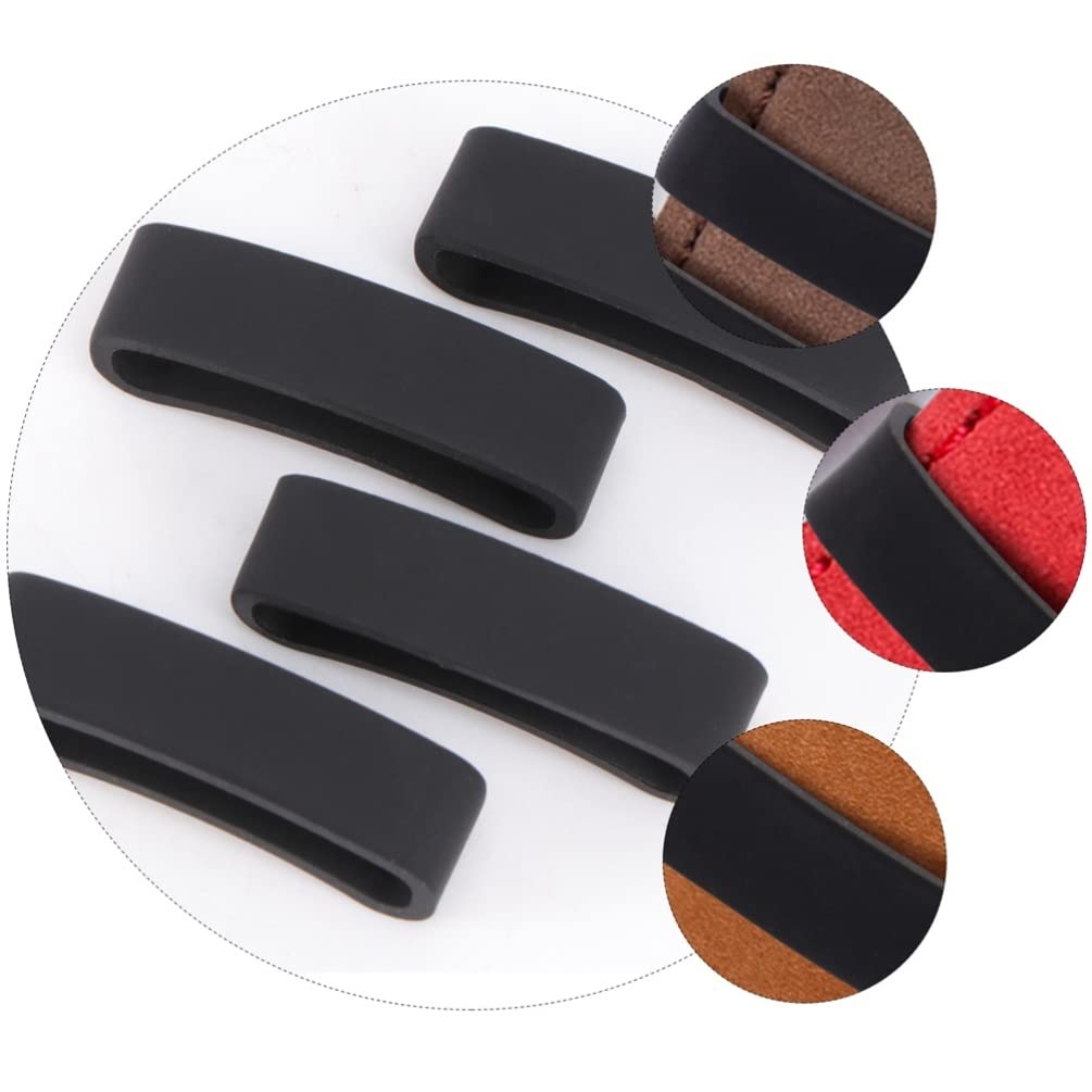 Hemobllo 6-Pack Watch Strap Buckle Fastener Rings - Durable Watch Band Holder & Retainer for Secure Fit - Replacement Watch Strap Loop Keeper for Men & Women - Perfect for Sports, Work & Everyday Use