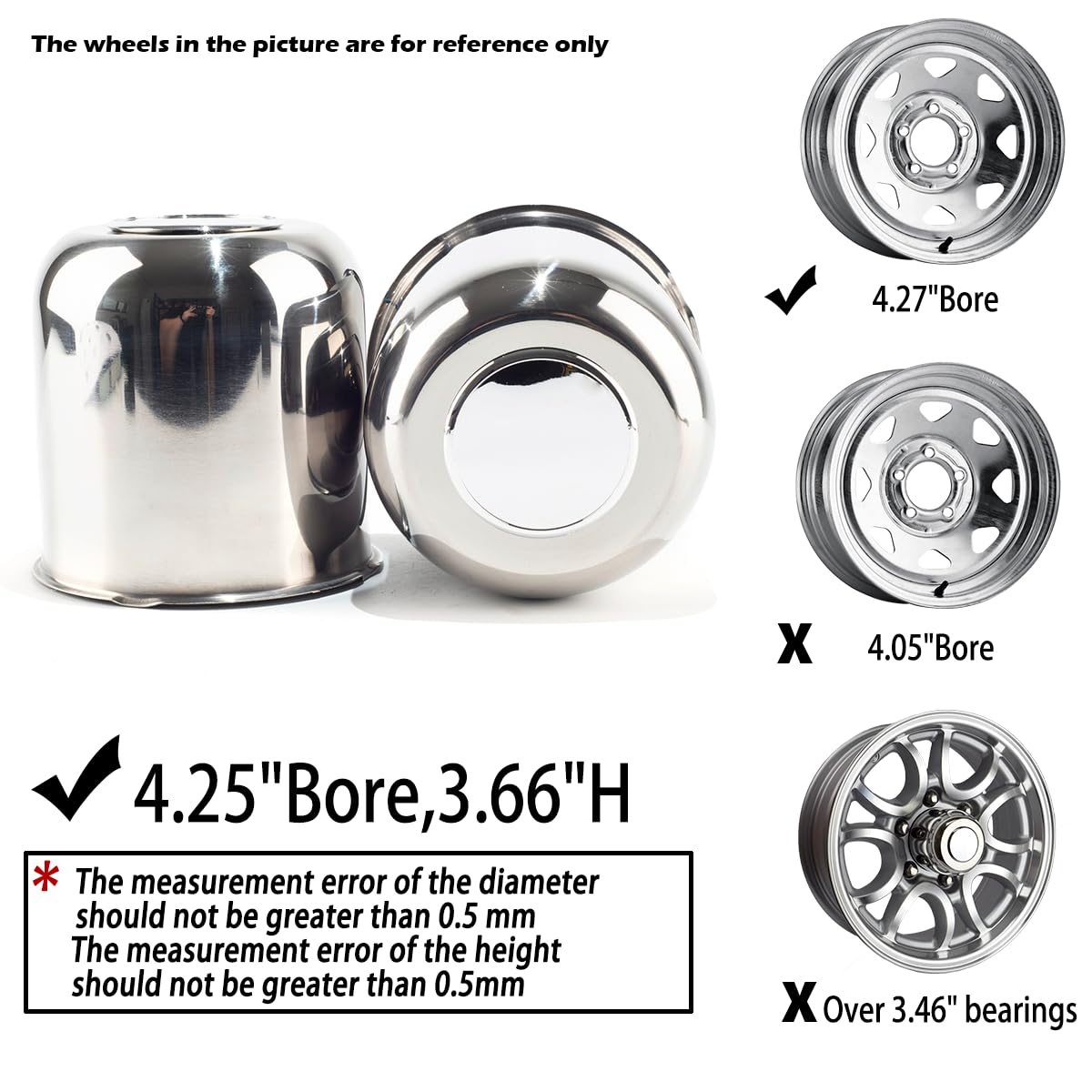 2Pcs 4.25
