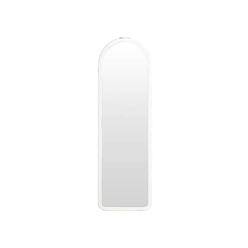 Large Adjustable Floor Mirror with Metal Stand - 360° Swivel Full-Length Dressing Mirror for Bedroom, Dorm & Vanity - Portable Freestanding Makeup Mirror for Girls & Women - Perfect for Outfit Checks, Selfies and Home Decor
