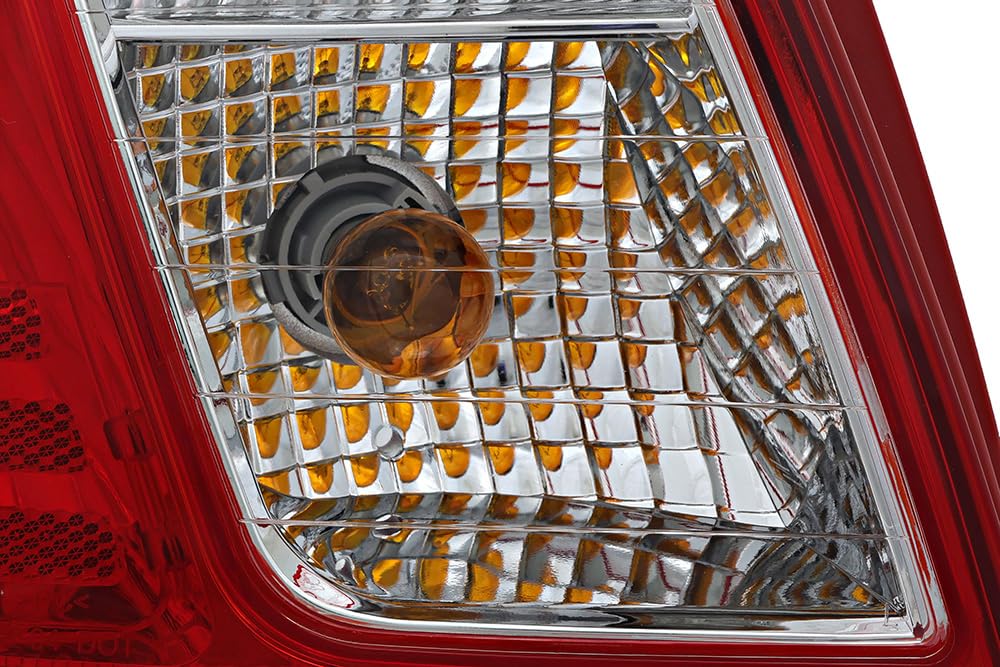 Kia Rio Tail Lights Lamps Set - Compatible with 2006 2007 2008 2009 Models - Left & Right Side Replacement - Perfect for Night Driving and Enhanced Vehicle Safety