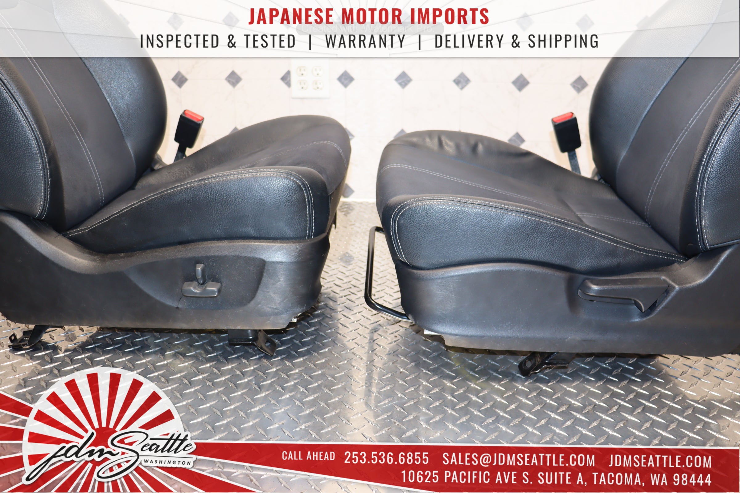 JDM 08-14 Subaru WRX STI OEM Version 10 Seats - Genuine STI Sedan Bucket Seats for Racing & Street Performance