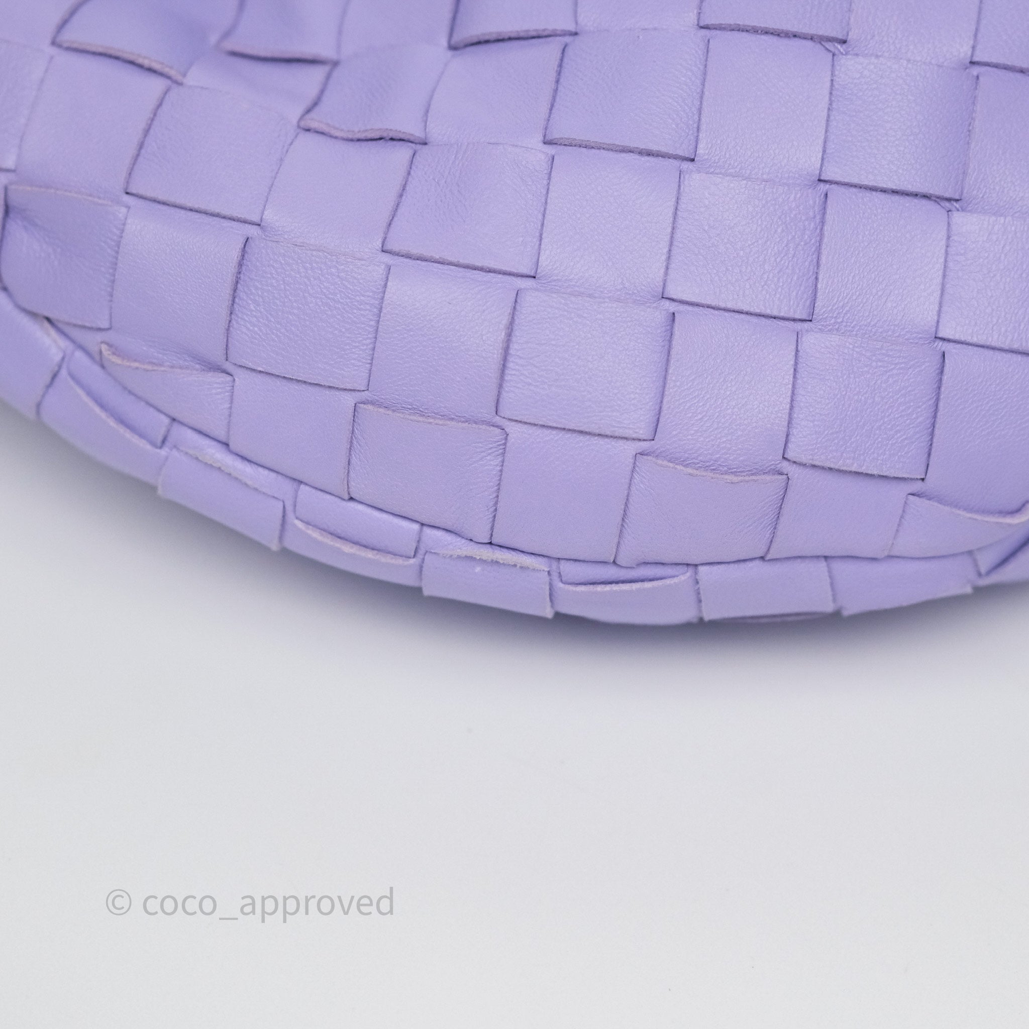 Bottega Veneta Teen Jodie Bag - Purple Intrecciato Lambskin Leather Crossbody Purse for Women | Perfect for Date Night, Shopping & Travel