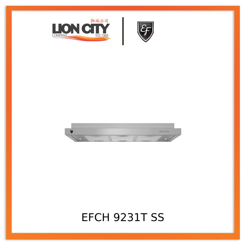 EF 90cm Stainless Steel Conventional Hood EFCH 9231T - Modern Kitchen Ventilation for Home & Restaurant Use
