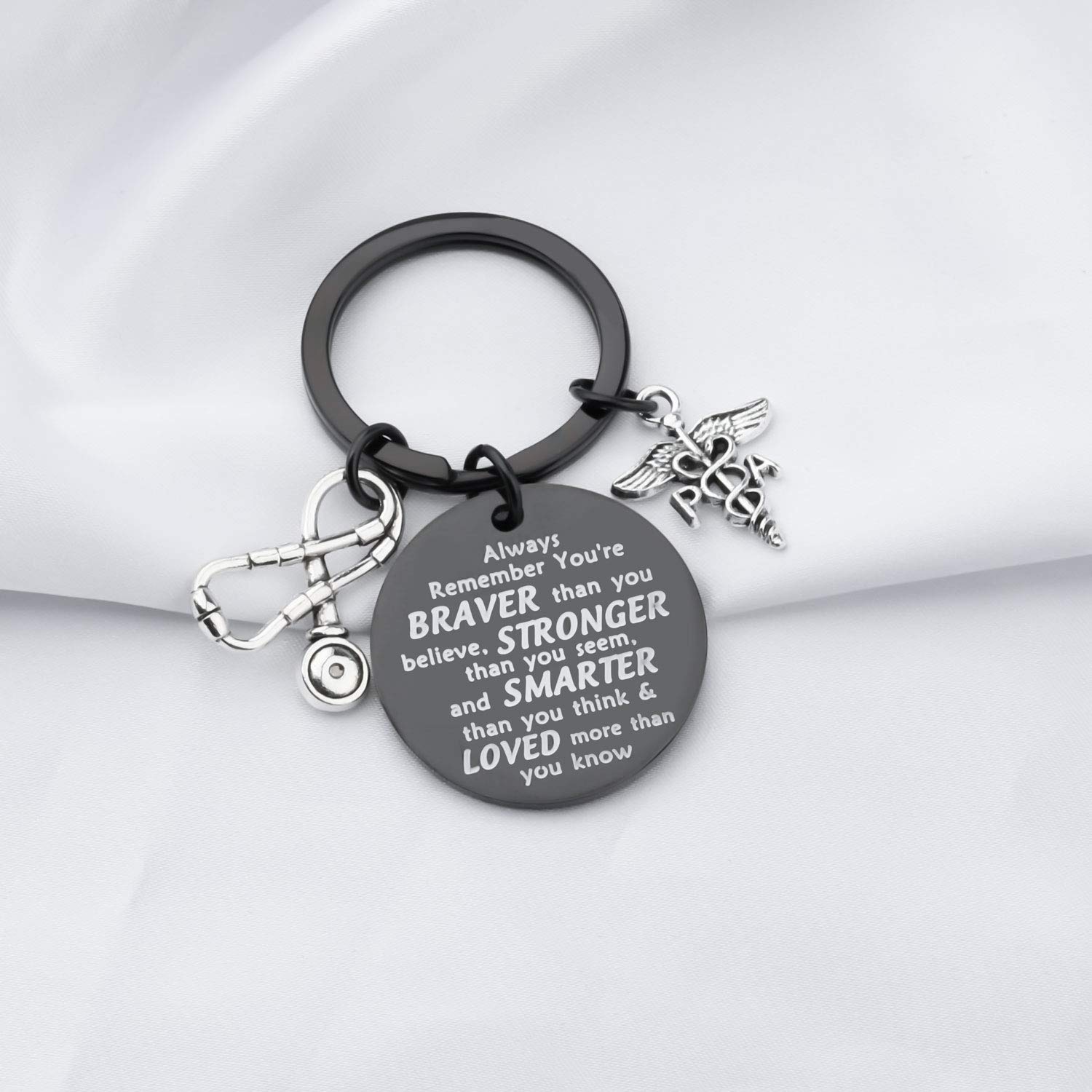 BNQL PA Keychain - Physician Assistant Graduation Gift for Women & Men - Perfect for PA School Graduation, Appreciation & Daily Use