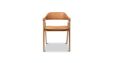 Premium Lando Leather Dining Chair - Modern & Comfortable Leather Upholstered Seat for Home, Restaurant, Office - Perfect for Dining Room, Kitchen, Conference Room & Lounge
