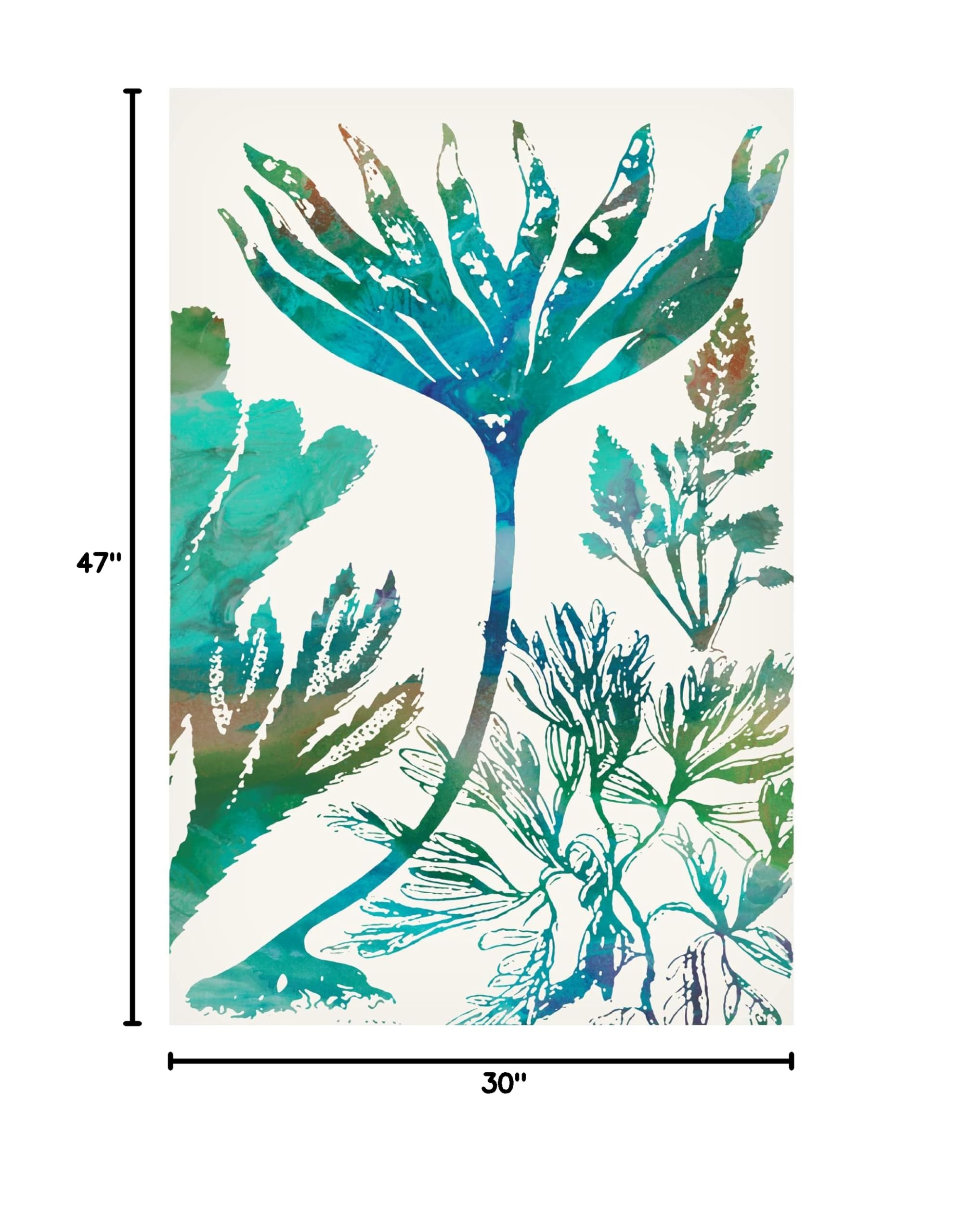 Trademark Fine Art 'Aquatic Assemblage IV' Canvas Wall Art by Sharon Chandler - Perfect for Living Room, Bedroom & Office Decor