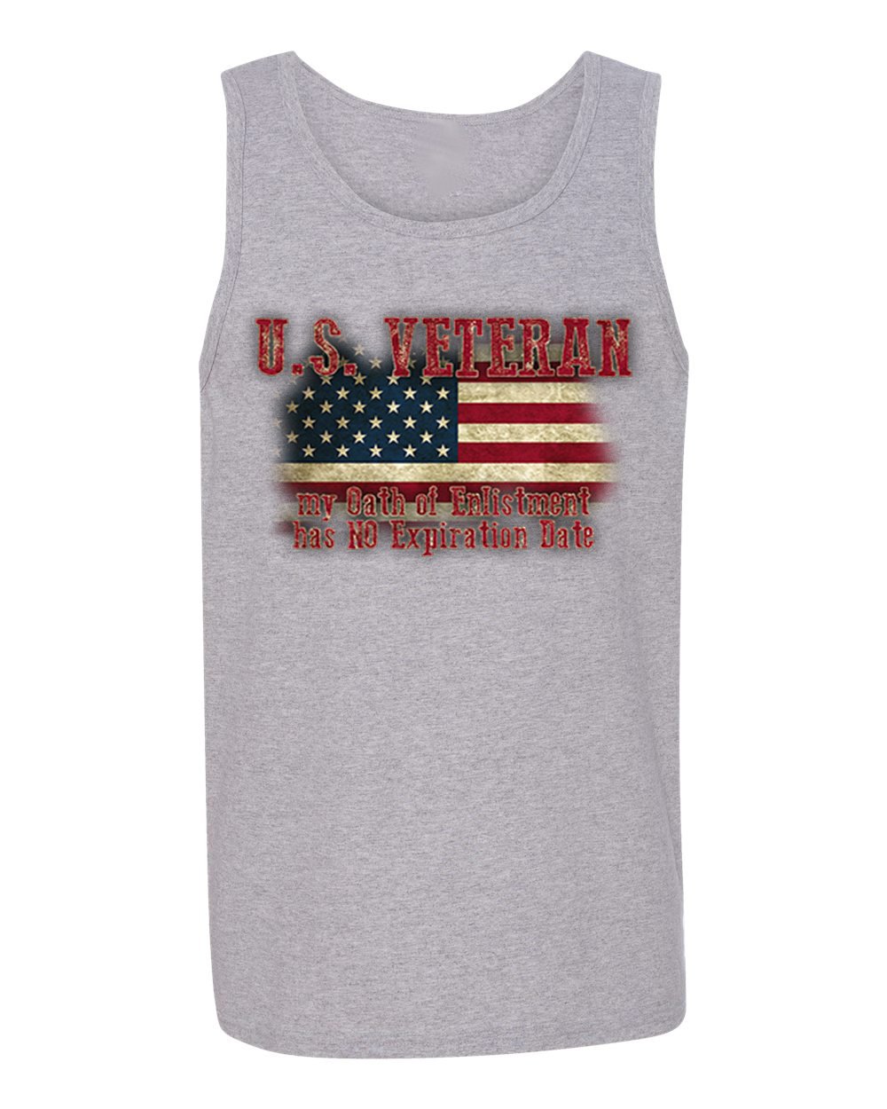 Patriotic Camouflage US Flag Men's Tank Top - Independence Day & Veteran Apparel - Perfect for BBQ, 4th of July & Military Support