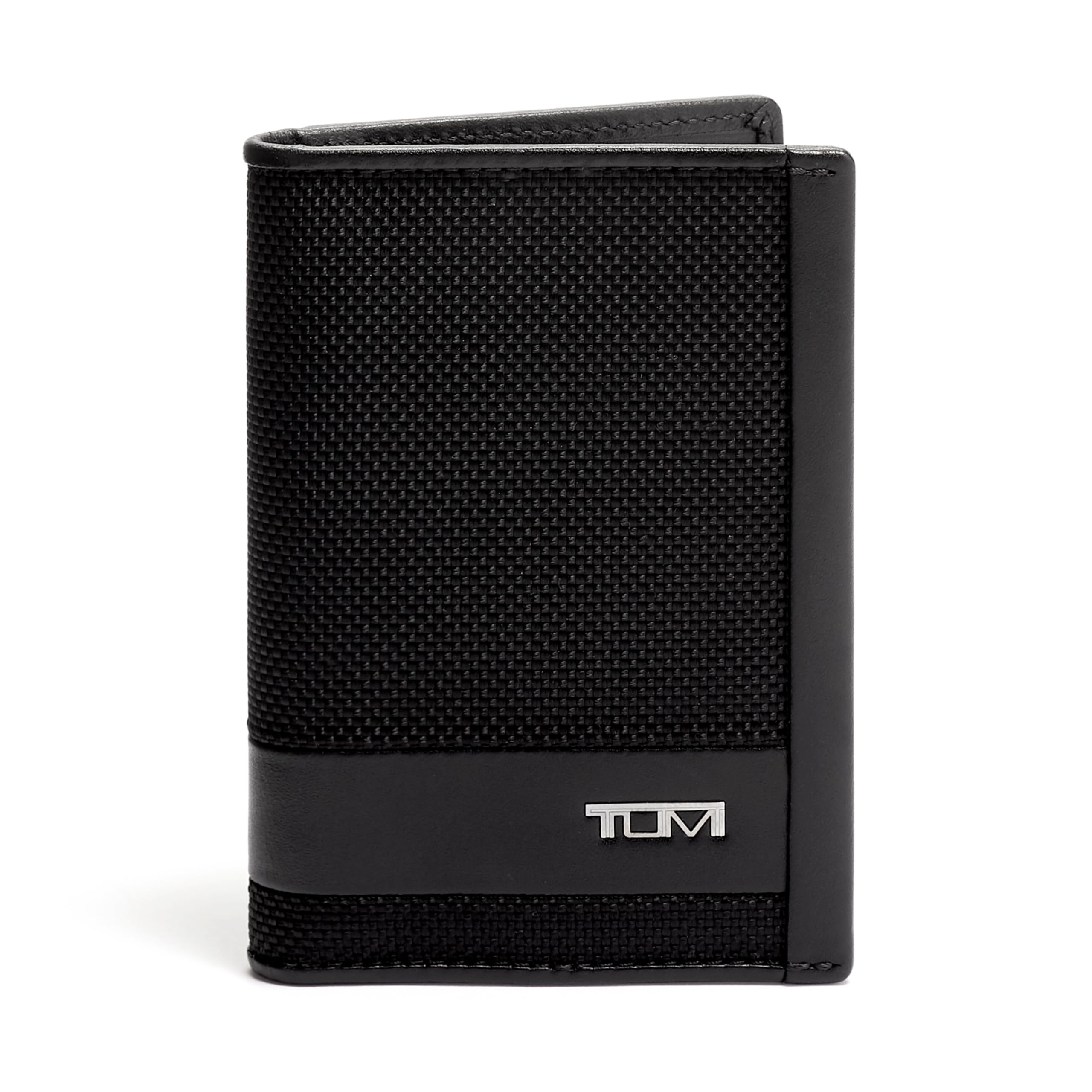TUMI Men's Slim Leather Wallet - RFID Blocking Bifold Credit Card Holder for Travel & Everyday Use