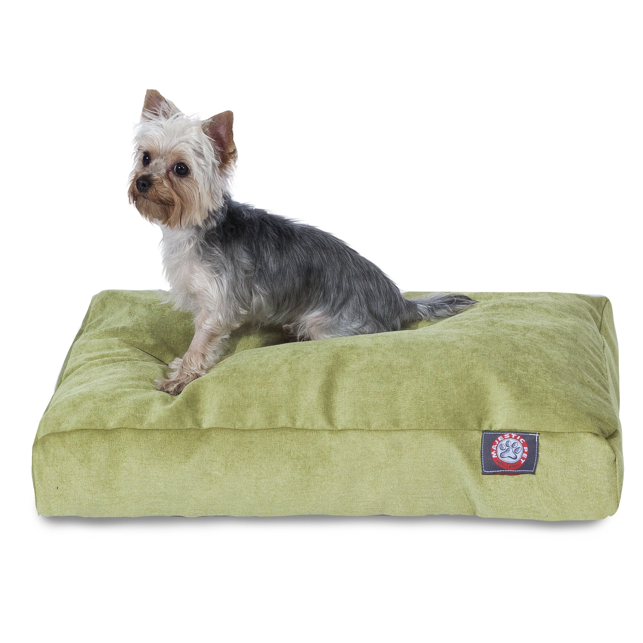 Majestic Pet Villa Washable Rectangle Dog Bed - Non-Slip Comfortable Crate Bed with Removable Cover - Medium Size Polyester Fiber Kennel Bed for Dogs - Perfect for Home, Office & Travel Use