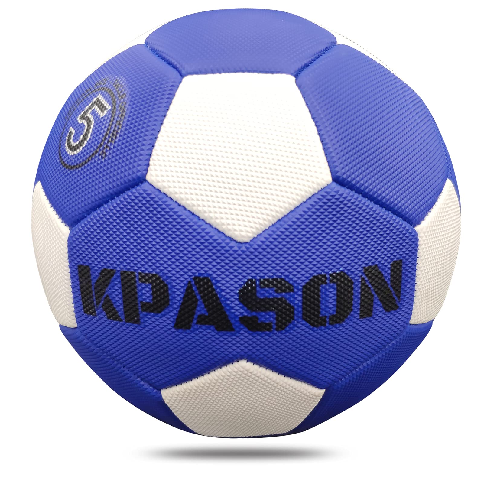 KPASON Size 5 Soccer Ball for Kids, Youth & Adults - Professional Training Soccer Ball for Indoor, Outdoor & Beach Games - Perfect Sports Gift for Soccer Lovers & Players