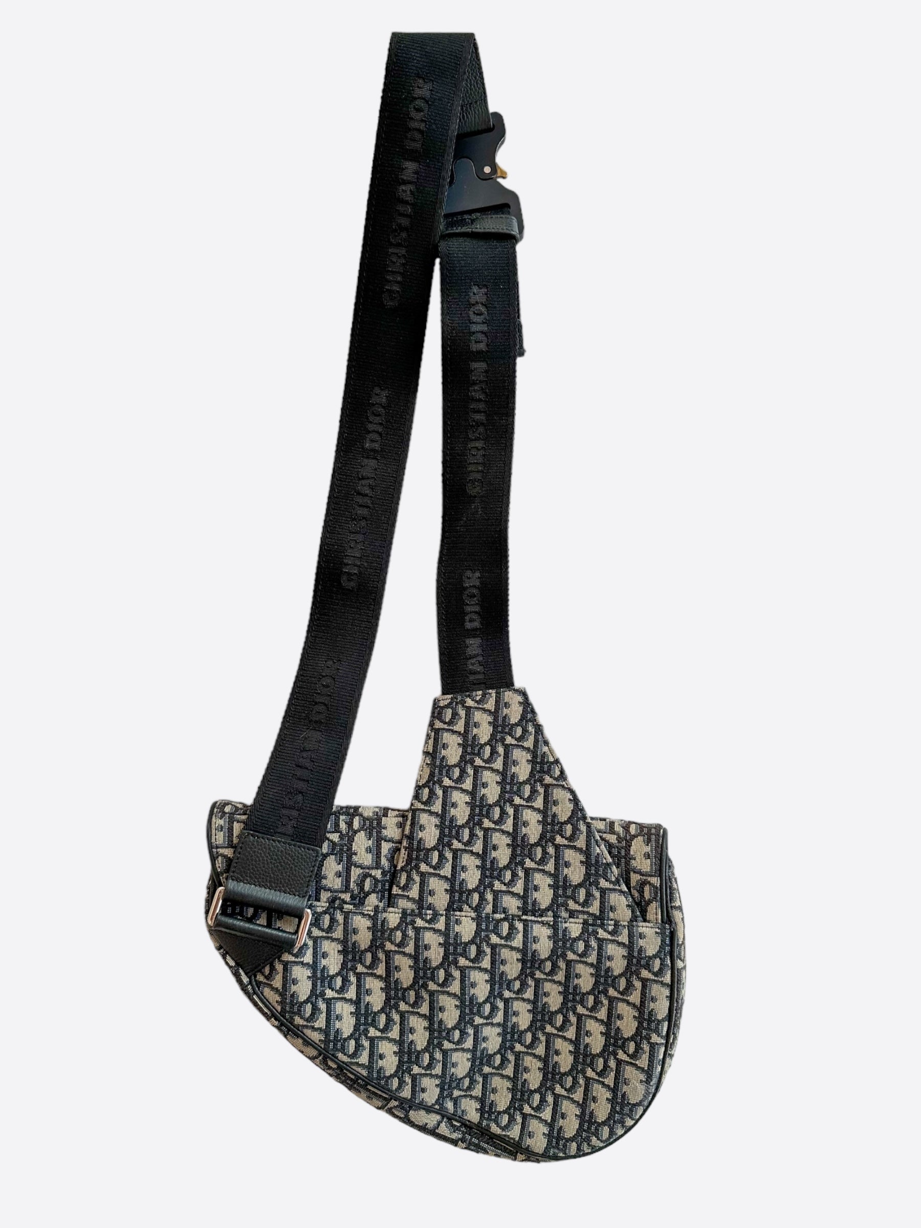 Dior Beige Oblique Saddle Bag - Luxury Designer Crossbody Handbag for Women | Perfect for Date Night, Parties & Everyday Use