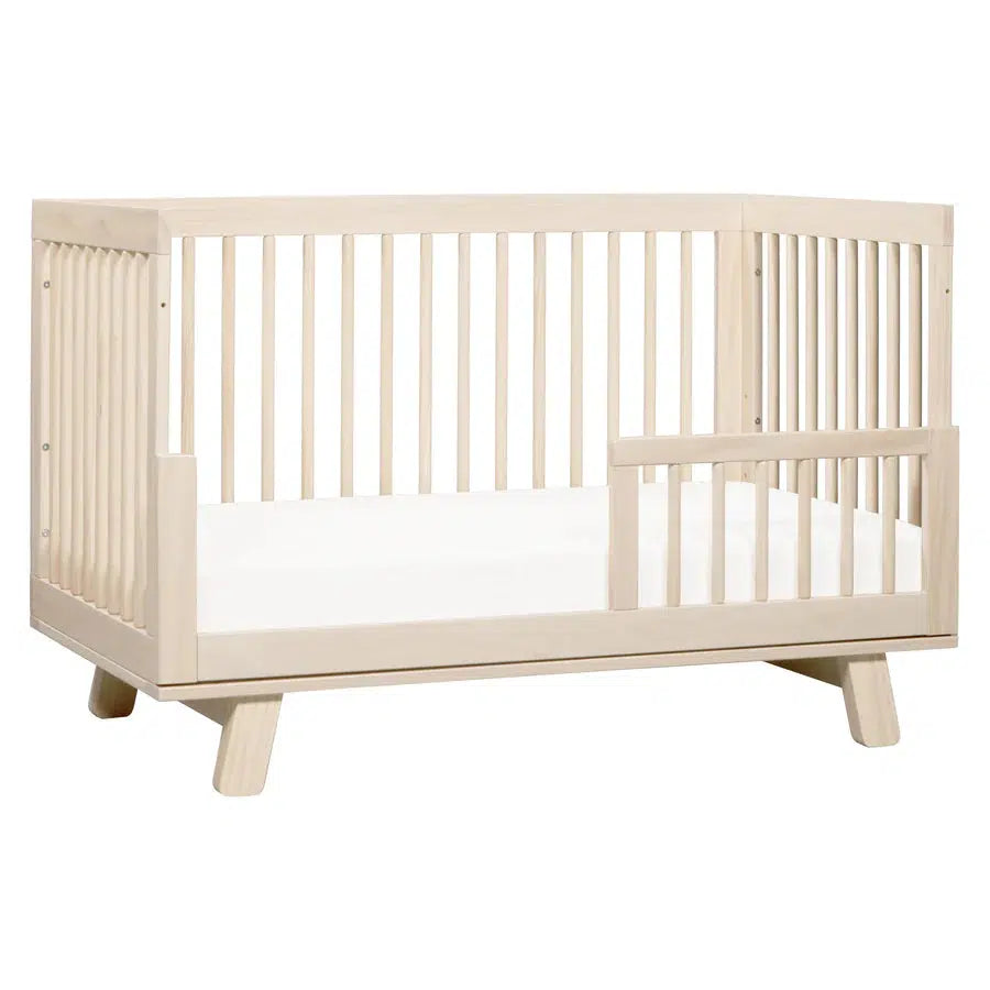 Babyletto Hudson 3-in-1 Convertible Crib in Washed Natural - Modern Nursery Furniture for Newborn to Toddler | Perfect for Small Spaces & Gender-Neutral Nursery Decor