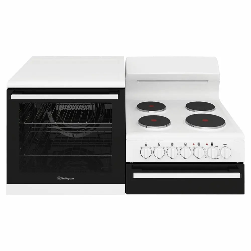 Westinghouse WDE132WC L Elevated Electric Freestanding Cooker with Separate Grill - Perfect for Outdoor Cooking, Camping & Backyard BBQs