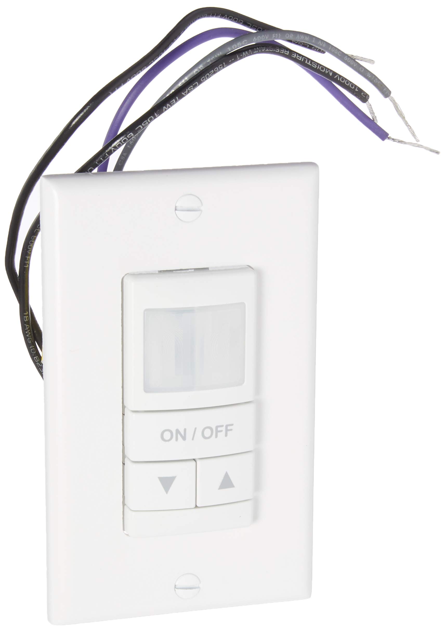 WSX PDT D WH Sensor Wall Switch - 120V White | Motion-Activated Light Control for Home, Office & Commercial Spaces