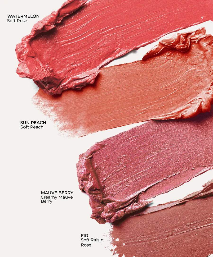 FITGLOW BEAUTY Lip & Cheek Ceramide Cream Palette - Hydrating Makeup for Dry Skin, Natural Blush & Lip Tint - Perfect for Daily Wear & Special Occasions