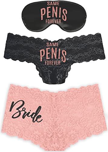 Thong - Black (Same Pen is Forever - Rose Gold Sparkle)