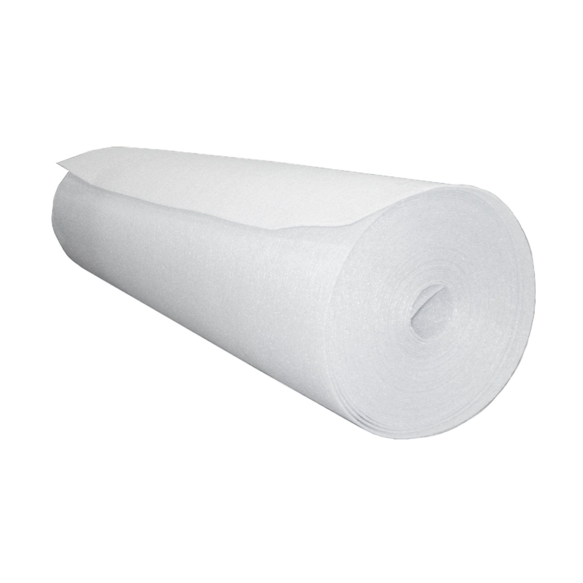 Gladon 100-Ft Above Ground Pool Wall Foam Roll - 1/8 Inch Thick x 48 Inch Wide White Pool Liner Protector for Inground & Outdoor Swimming Pools | Prevents Damage, Extends Pool Life, Easy Installation