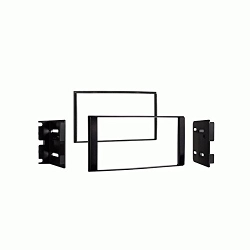 Universal Double Din Car Stereo Dash Kit for 2007-2014 Nissan Versa - Black Trim Bezel | Aftermarket Radio Installation | Perfect for Car Audio Upgrade & Customization
