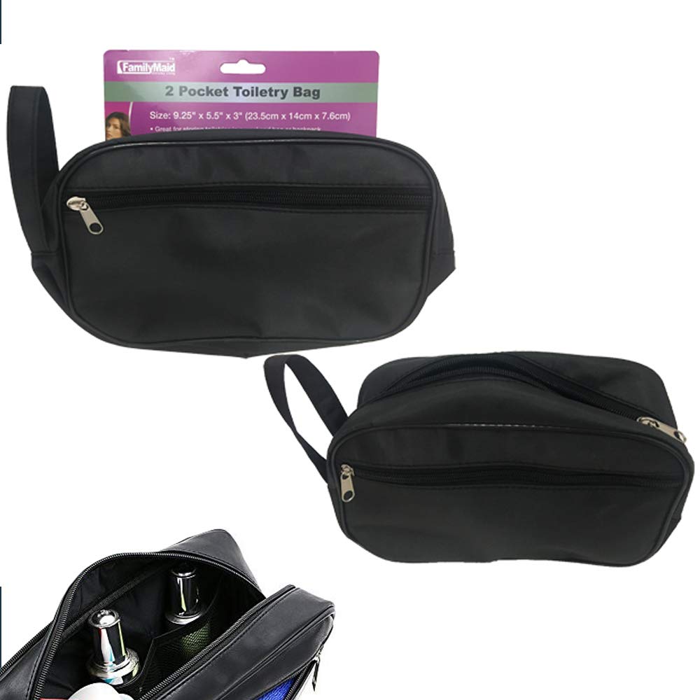 Travel Cosmetic Bag for Women - Waterproof Makeup Organizer with Multiple Pockets, Perfect for Toiletries, Cosmetics & Travel Essentials (Ideal for Airplane, Gym & Weekend Getaways)
