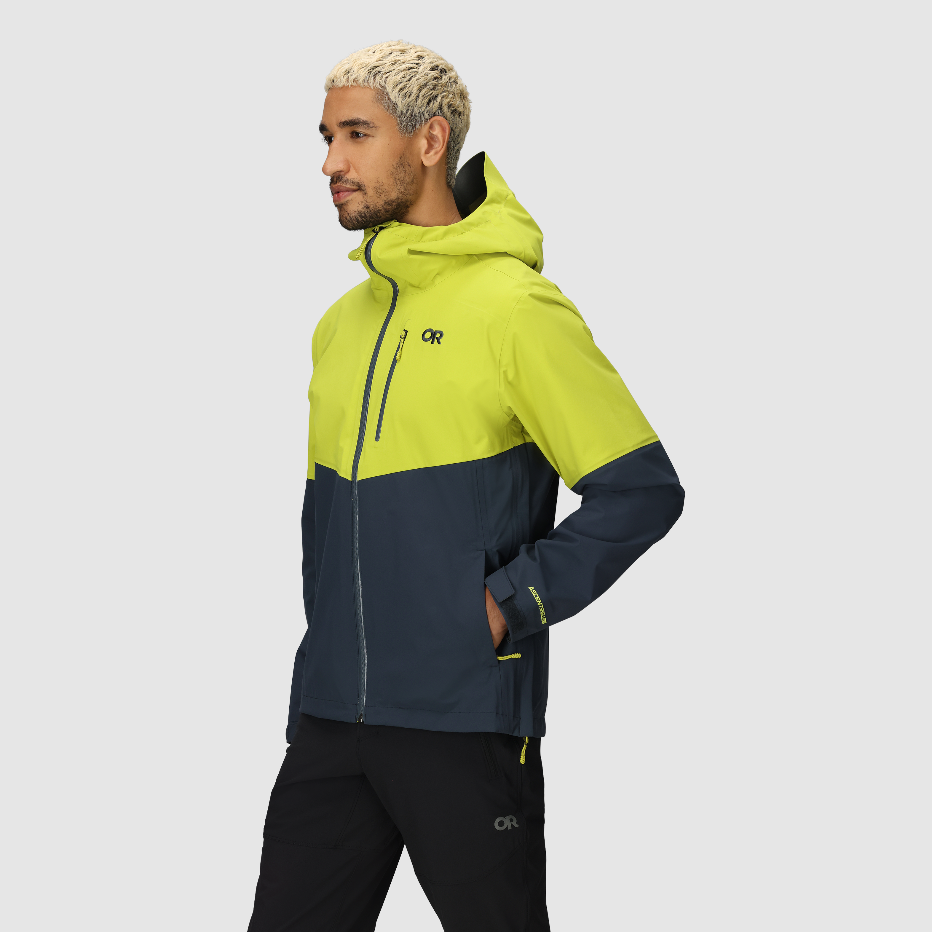 Men's Foray 3L Waterproof Rain Jacket - Lightweight Hiking & Outdoor Windbreaker for Camping & Travel