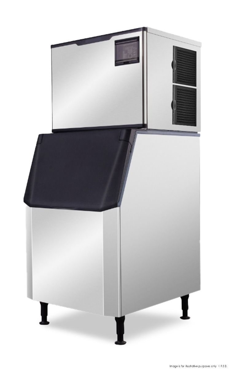 Blizzard Air Cooled Ice Maker SN 500P - Commercial Ice Machine for Restaurants, Bars, and Offices - Fast Ice Production with Energy Efficiency - Perfect for Cocktails, Beverages, and Food Display