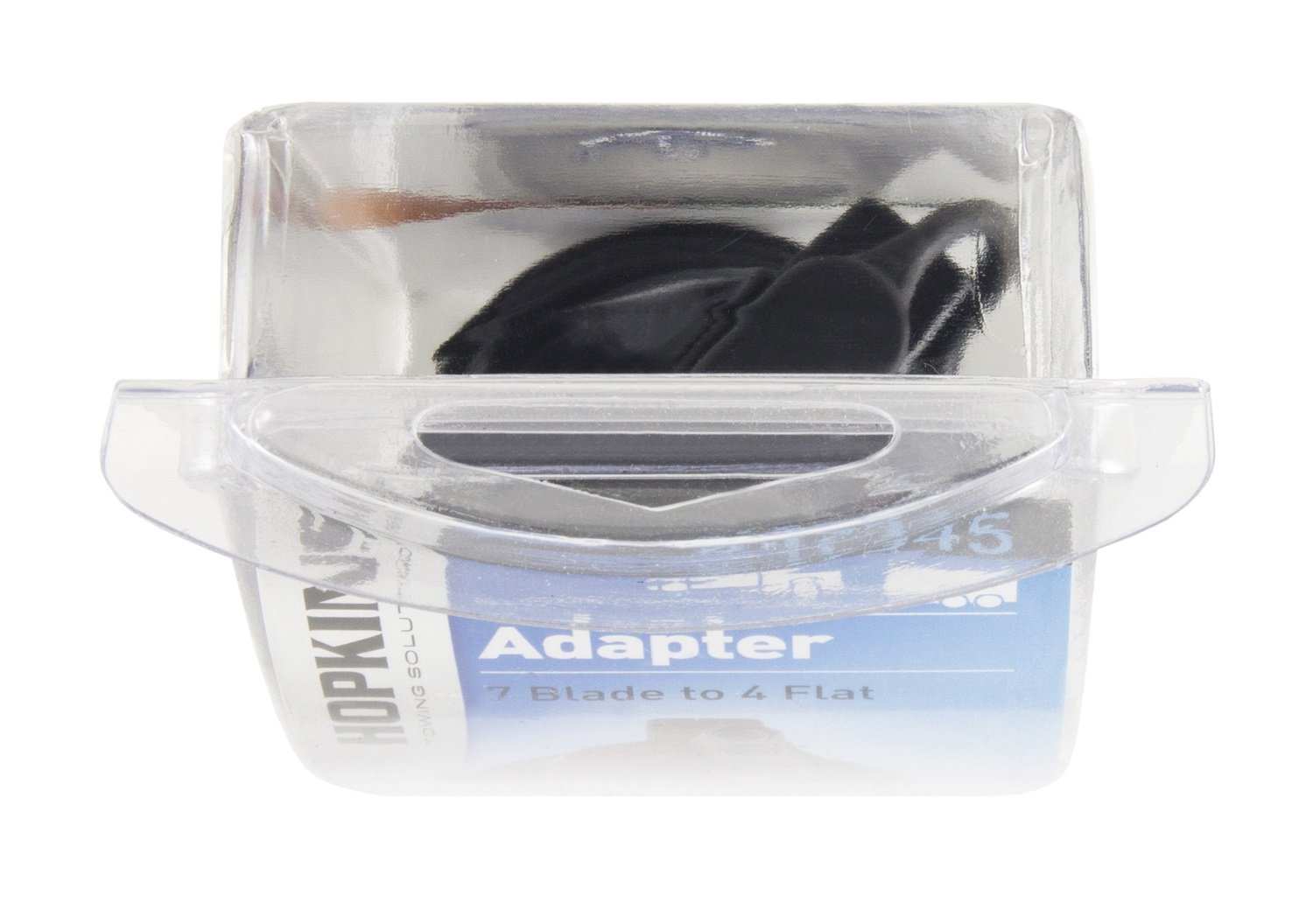 Hopkins 7 Blade to 4 Wire Flat Trailer Connector Adapter Plug - Universal Fit for Trucks, SUVs, RVs with 7-Pin Connectors (Model 47345) - Ideal for Towing Trailers, Boats, Campers & Utility Hauling