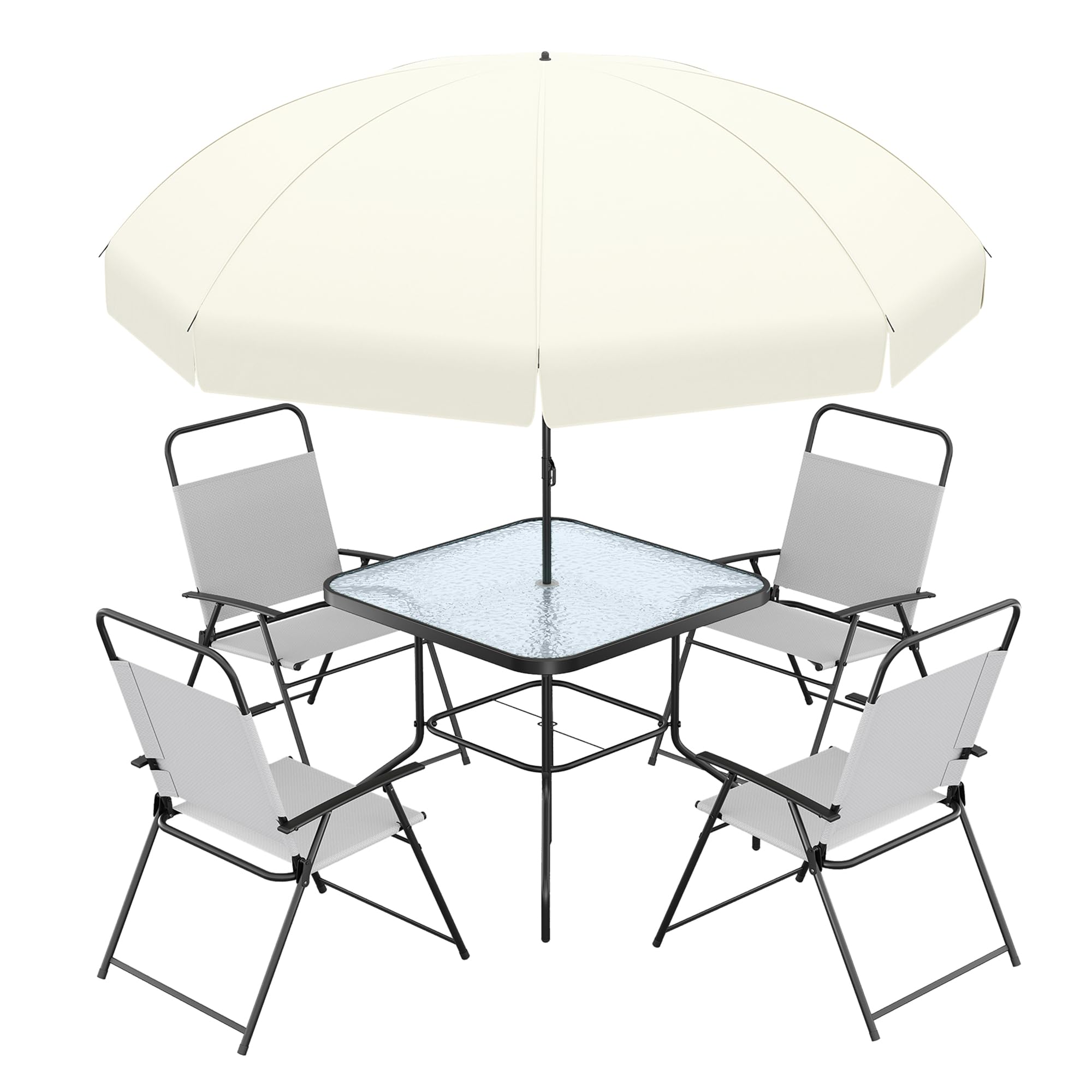 A Perfect Day Outdoors with UDPATIO 6-Piece Outdoor Patio Dining Set