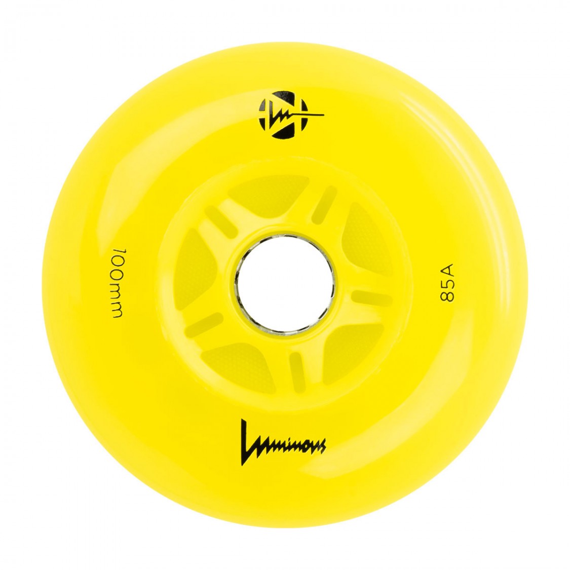 Luminous 100mm 85a Skateboard Wheels (Single) - High-Performance Glow Wheels for Night Skating, Longboarding & Street Riding