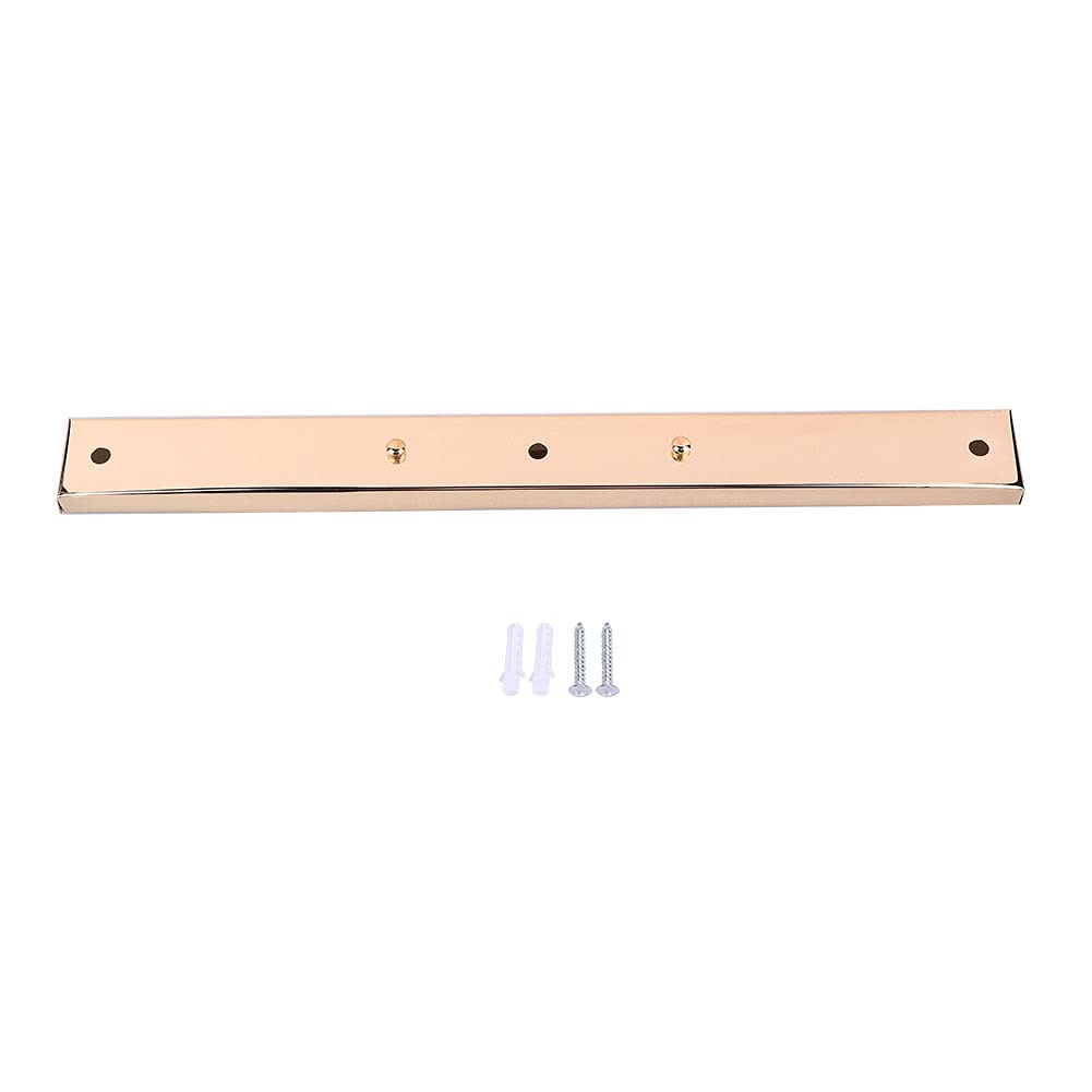 Pilipane Ceiling Light Fixture Base - Rectangular DIY Pendant Lamp Holder for Kitchen, Bedroom, Living & Dining Room (Gold) | Easy Installation Home Lighting Upgrade for Modern Interiors
