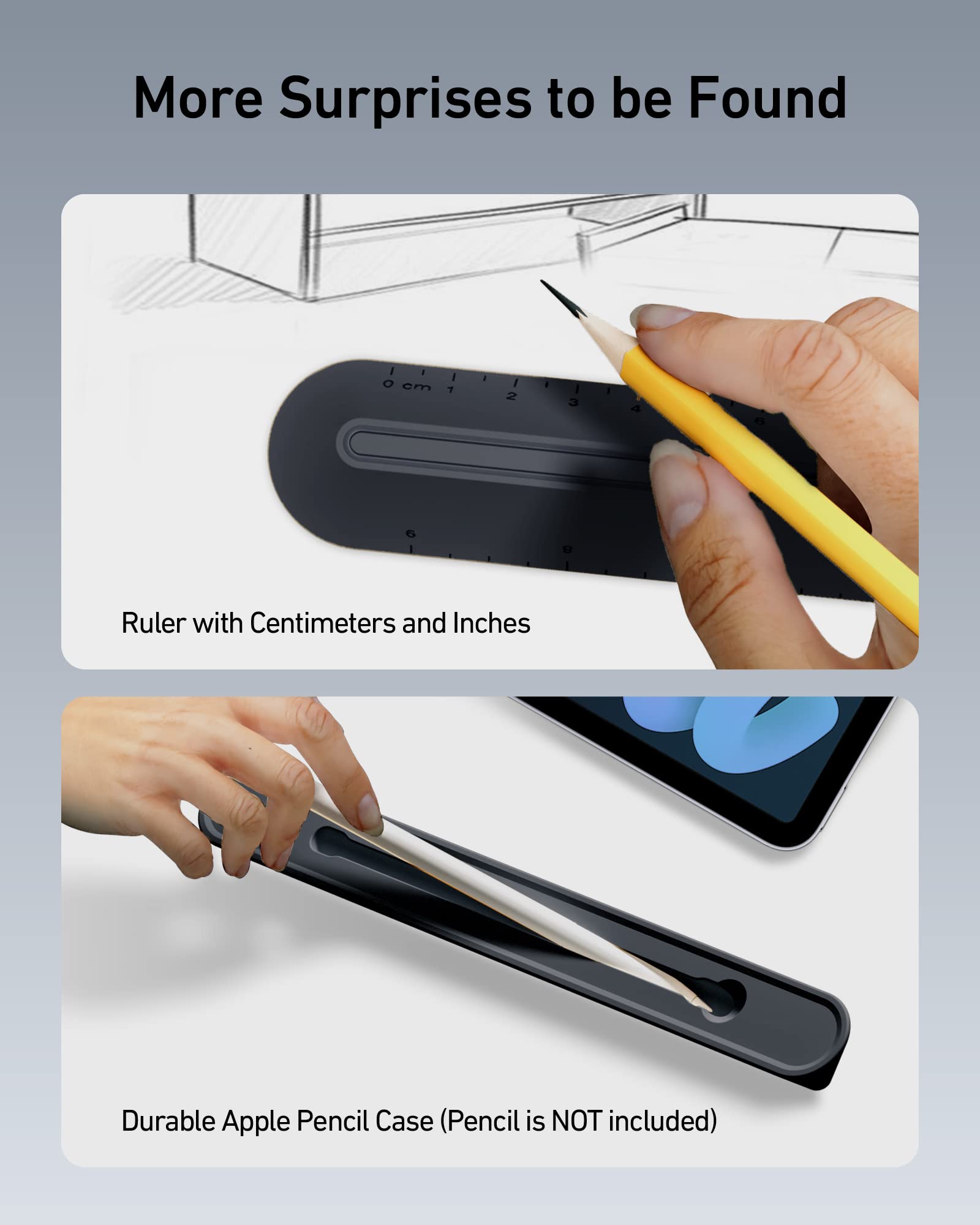 3 in 1 Ergonomic Laptop Stand with Cooling Function - Adjustable Silicone Keyboard Riser & Portable Computer Holder for Home Office, School & Travel (Oval Base, Midnight Black) - Perfect for Work, Study & Coffee Shop Use