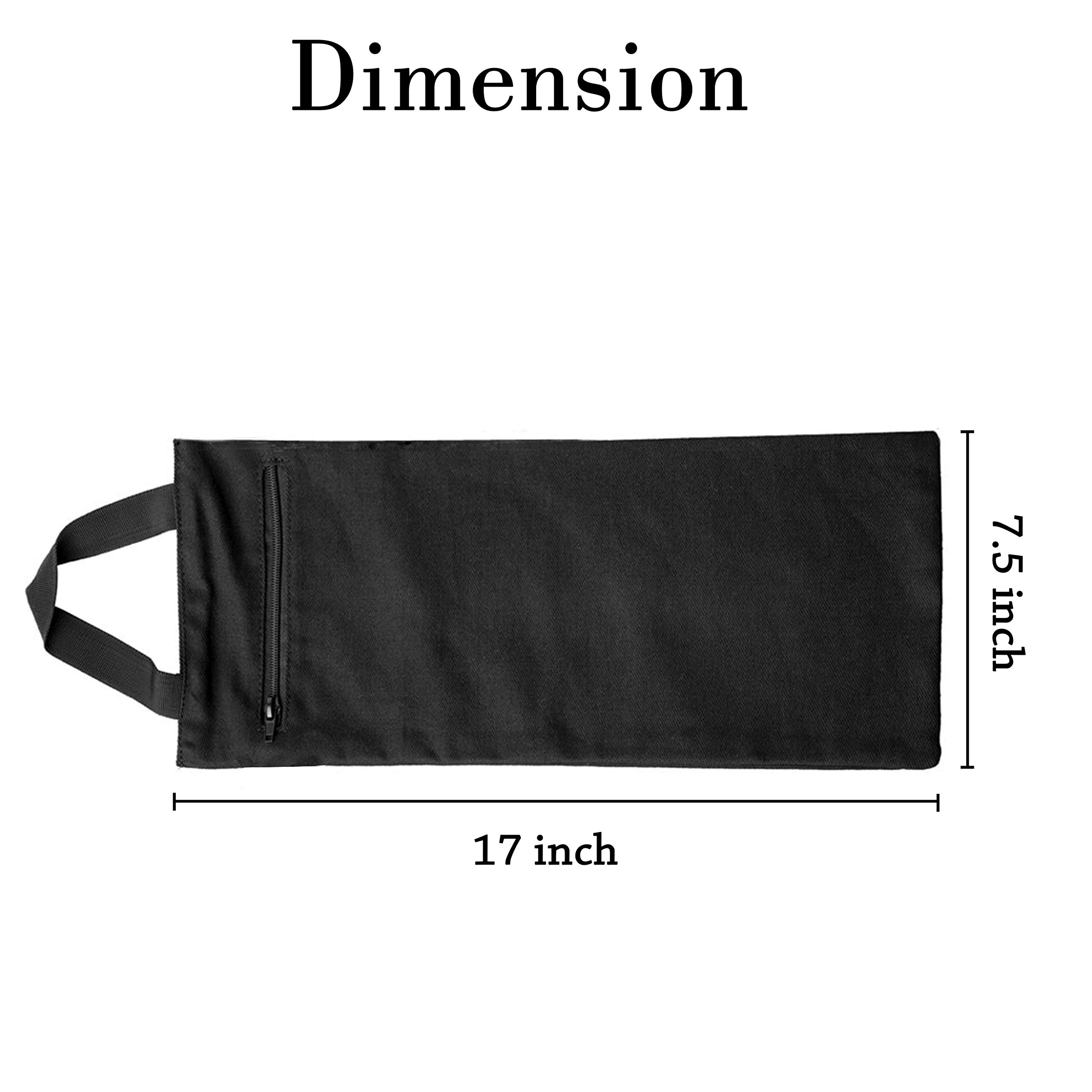 Unfilled Cotton Yoga Sand Bag for Yoga Weights & Resistance Training - Perfect for Home Workouts, Strength Training & Fitness Accessories
