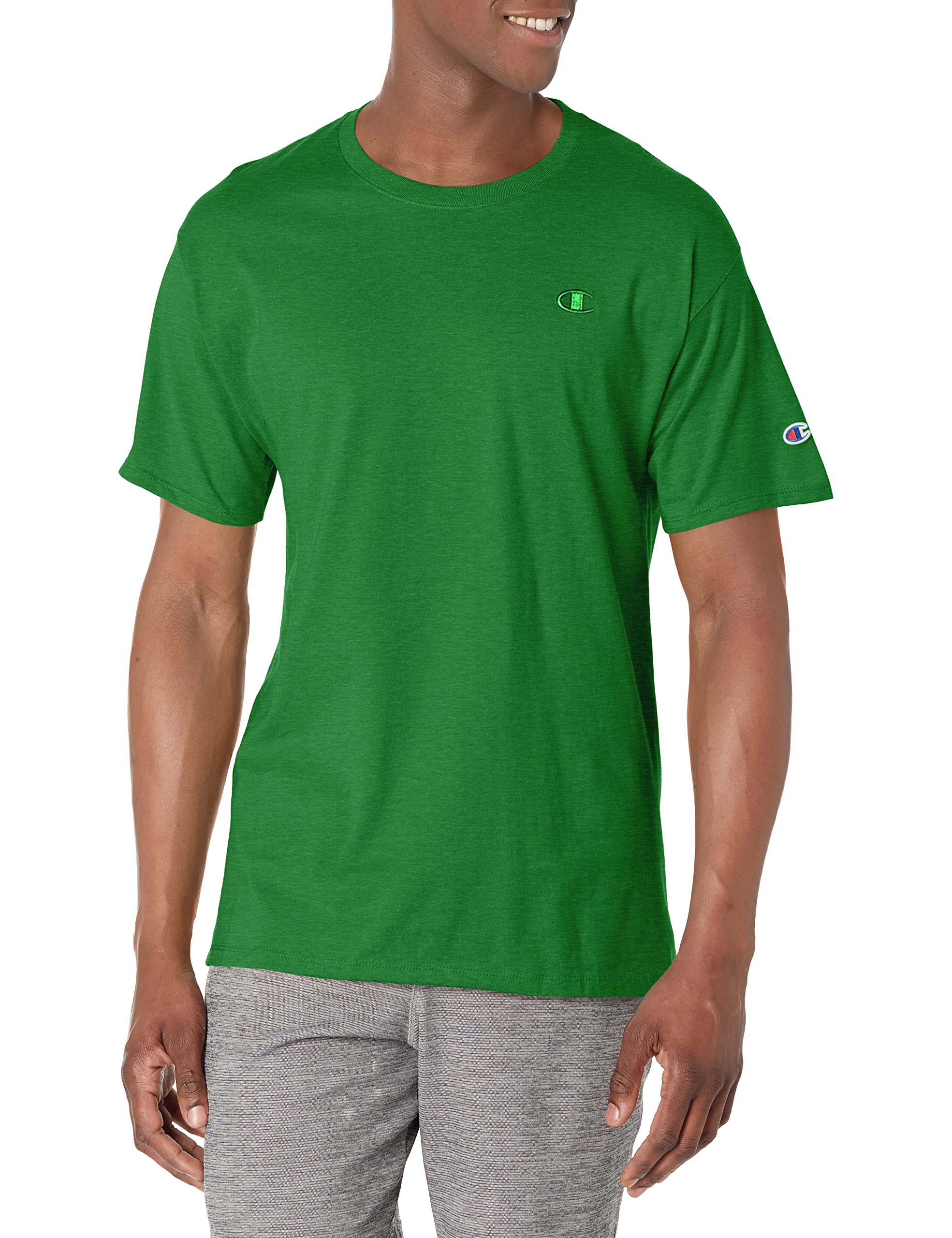 Champion Men's Classic Cotton Crewneck T-Shirt - Regular & Big & Tall Sizes - Comfortable Casual Tee for Everyday Wear, Gym, and Outfits