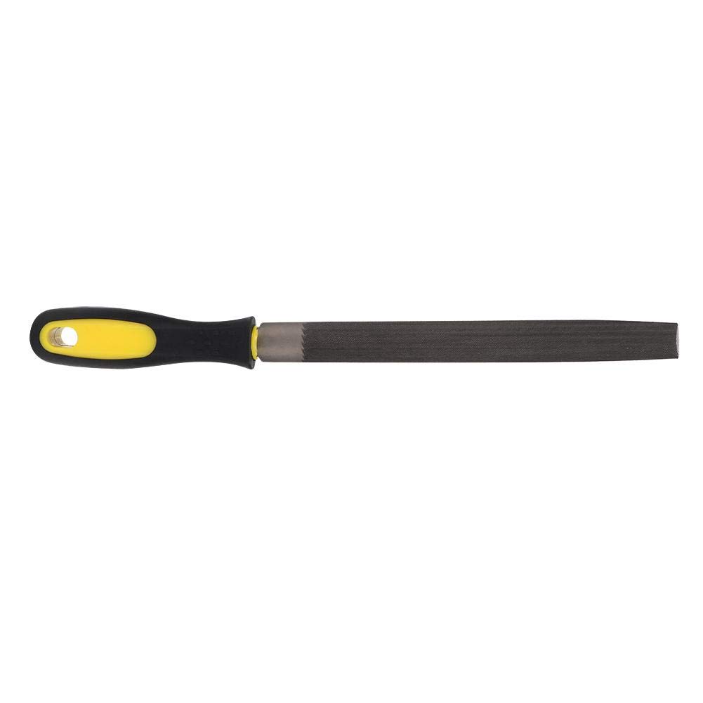 **8 Inch Semi Round Hand Rasp File Set with Rubber Grip - Coarse Metal File Tools for Woodworking, Metalworking & DIY Projects - Perfect for Shaping, Smoothing & Finishing Wood & Soft Metals**