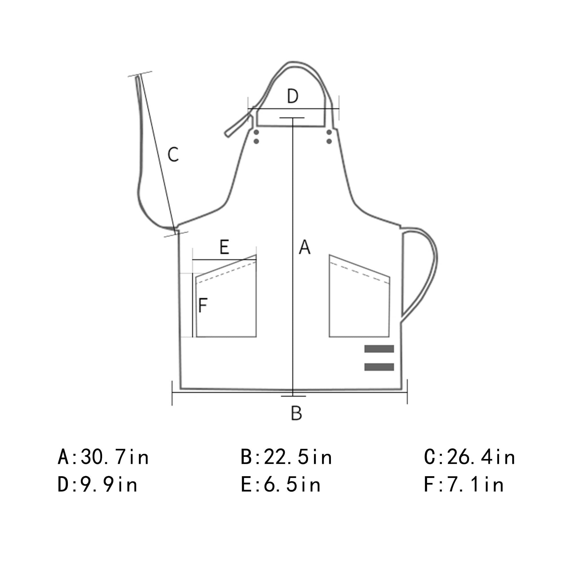 Durable Canvas Apron for Cooking, Woodworking & Welding - Heavy Duty Work Apron with Pockets - Perfect for Chefs, Craftsmen & DIY Projects
