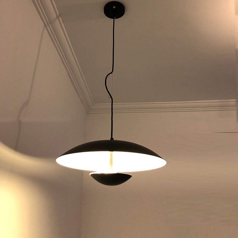 Modern Black Wood Grain LED Pendant Light - Stylish Dining Room Lighting Fixture for Kitchen Island, Breakfast Nook & Home Decor