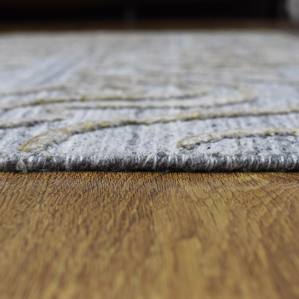 Handwoven Aria Area Rug - Soft Boho Chic Design for Living Room, Bedroom, or Nursery Decor | Eco-Friendly Natural Fiber Floor Mat