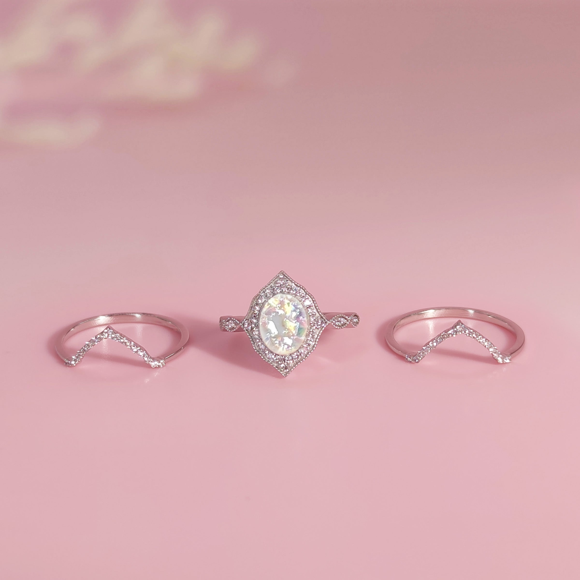 Eternal Eye: Ashes Ring Set - Memorial Jewelry for Loved Ones, Cremation Keepsake for Women & Men - Perfect for Remembrance, Sympathy Gifts & Funeral Services