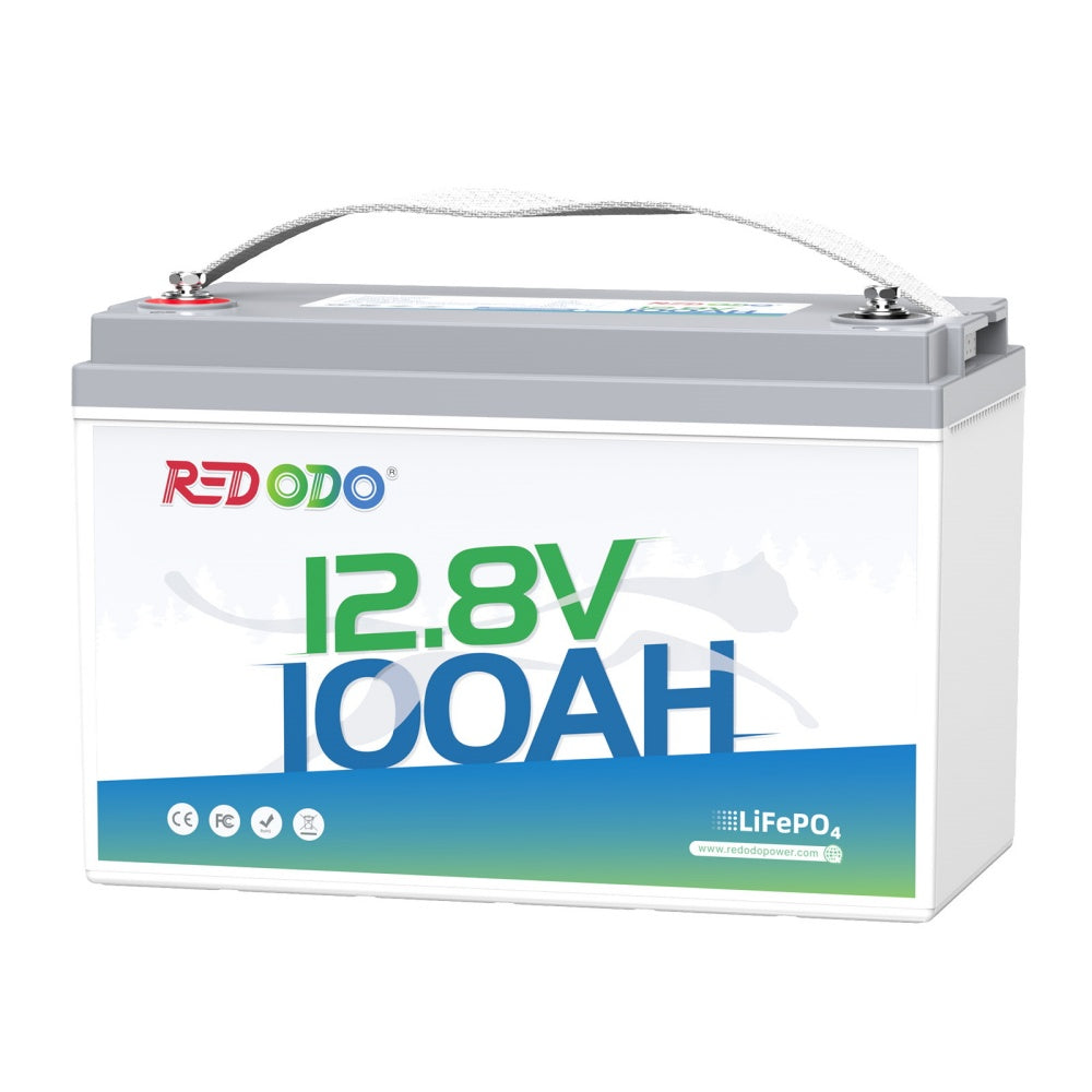 Redodo 12V 100Ah LiFePO4 Lithium Battery - Best Budget Deep Cycle Battery for RV, Solar, Trolling Motor | Reliable Power for Off-Grid, Marine & Camping Adventures