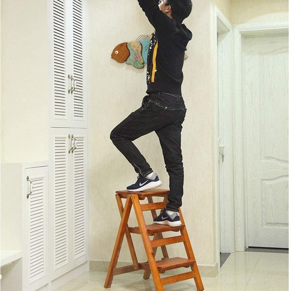 Multi-Function Folding Step Stool Ladder Chair - Sturdy & Portable Climbing Stool for Home, Kitchen, Bathroom & Garage Use