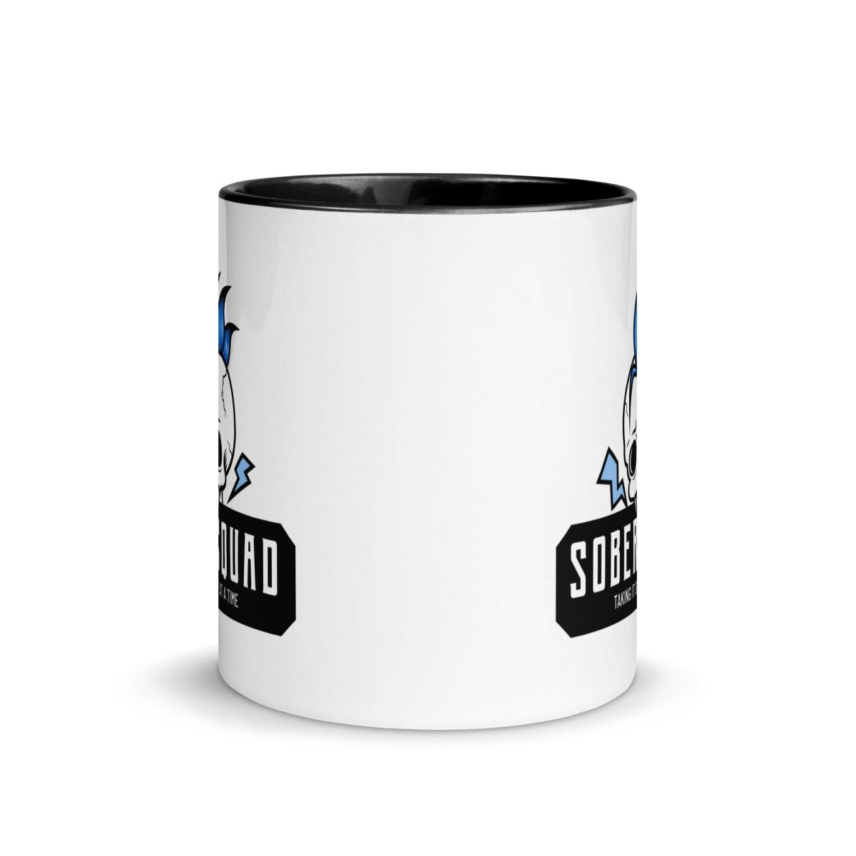 Sober Squad Punk Skull Coffee Mug - Gothic Rock Aesthetic Ceramic Cup for Coffee, Tea & Beer - Perfect for Punk Fans, Barware & Alternative Home Decor