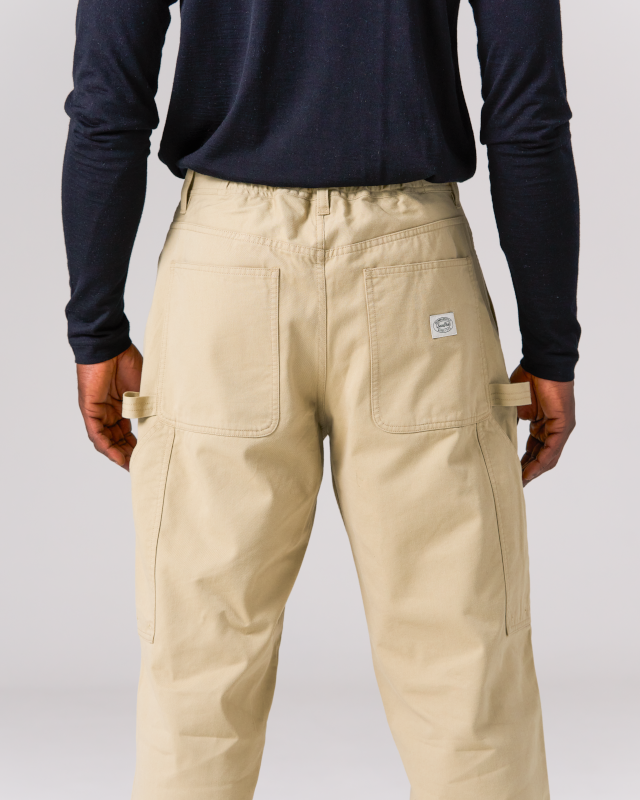 Takibi Chino Wide Pants for Men - Comfortable Relaxed Fit Casual Trousers for Outdoor Activities, Travel & Everyday Wear