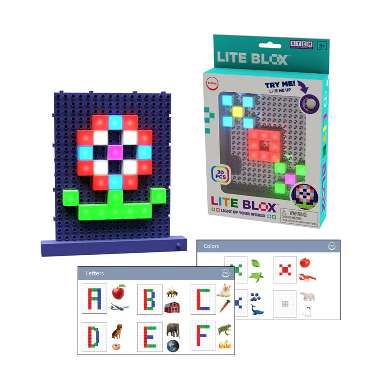 Lite Blox Classroom Set - STEM Learning Toys for Kids, Educational Building Blocks for School & Home - Perfect for Group Activities & Creative Play