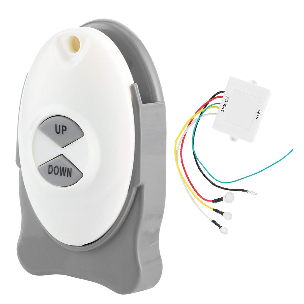 Acouto 12V Anchor Remote Switch - Wireless Anchor Switch Receiver & Sail Trim Controller for Marine Boats | Perfect for Sailboats, Yachts, and Fishing Boats