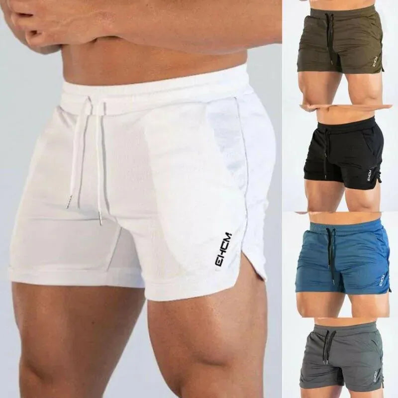 Men's Gym Shorts with V-Cut Design - Lightweight & Breathable Workout Shorts for Running, Training & Fitness - Perfect for Gym, Jogging & Active Lifestyle