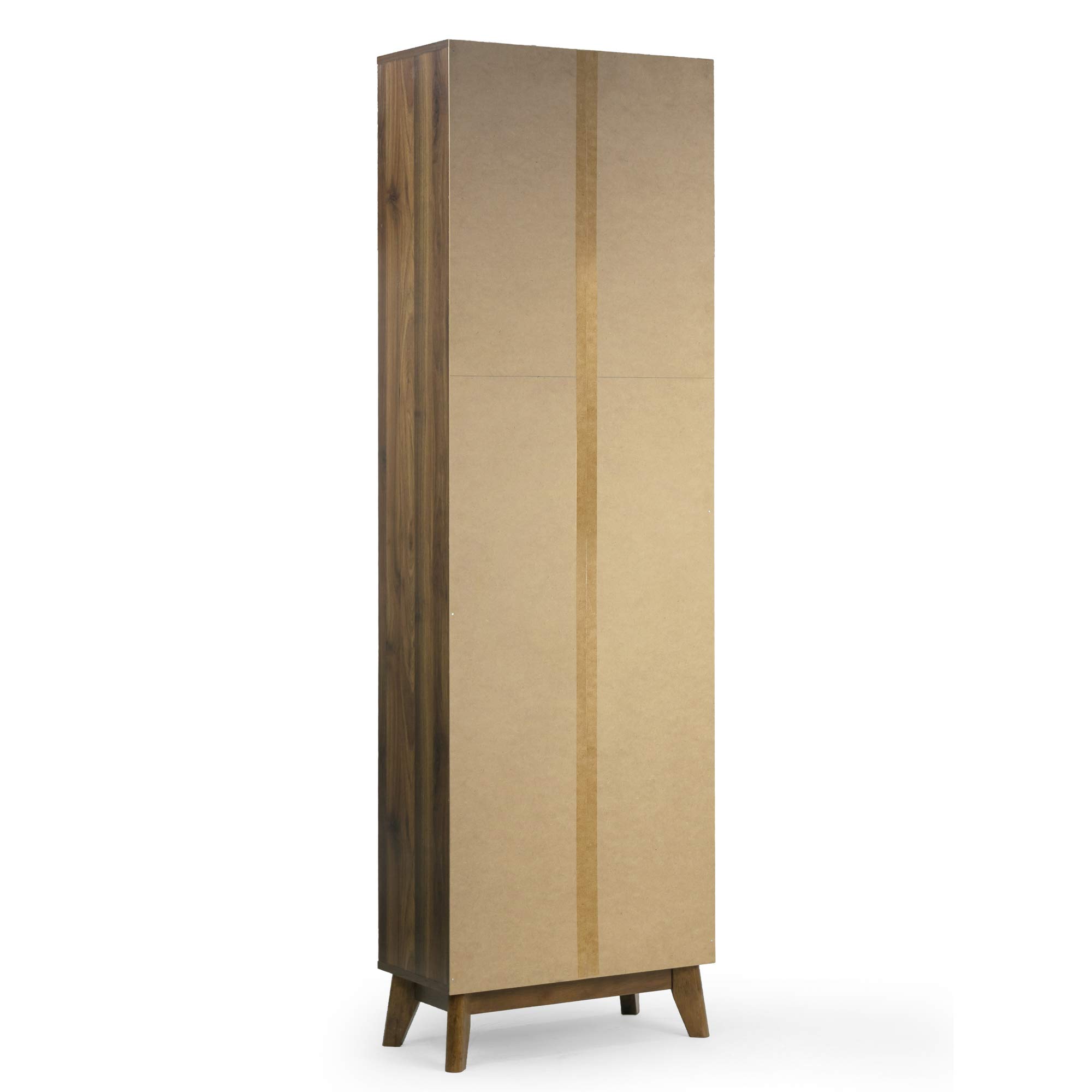 Anson Bookcase Display Shelf Media Tower with Drawers - Stylish Storage for Books, DVDs & Home Decor - Perfect for Living Room, Office & Bedroom Organization