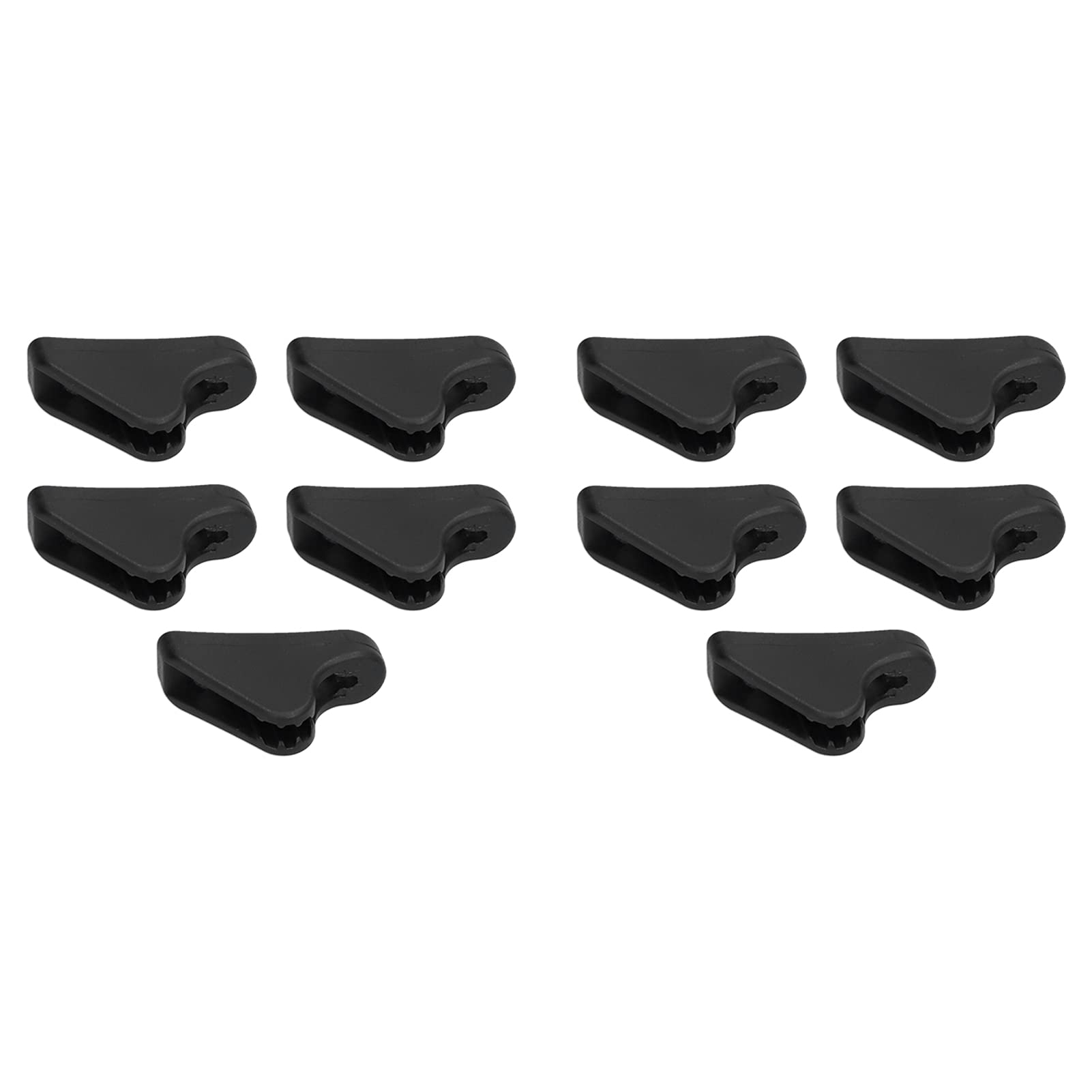 10Pcs Tent Guyline Cord Adjusters - Heavy Duty Tent Rope Tensioners & Windproof Rope Buckles for Camping, Hiking, Backpacking | Secure Your Tent in Storms & Outdoor Adventures