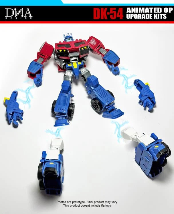 DNA Design DK 54 Upgrade Kit for Transformers Animated Optimus Prime - Enhance Your Collectible Figure with Premium Accessories for Display & Customization