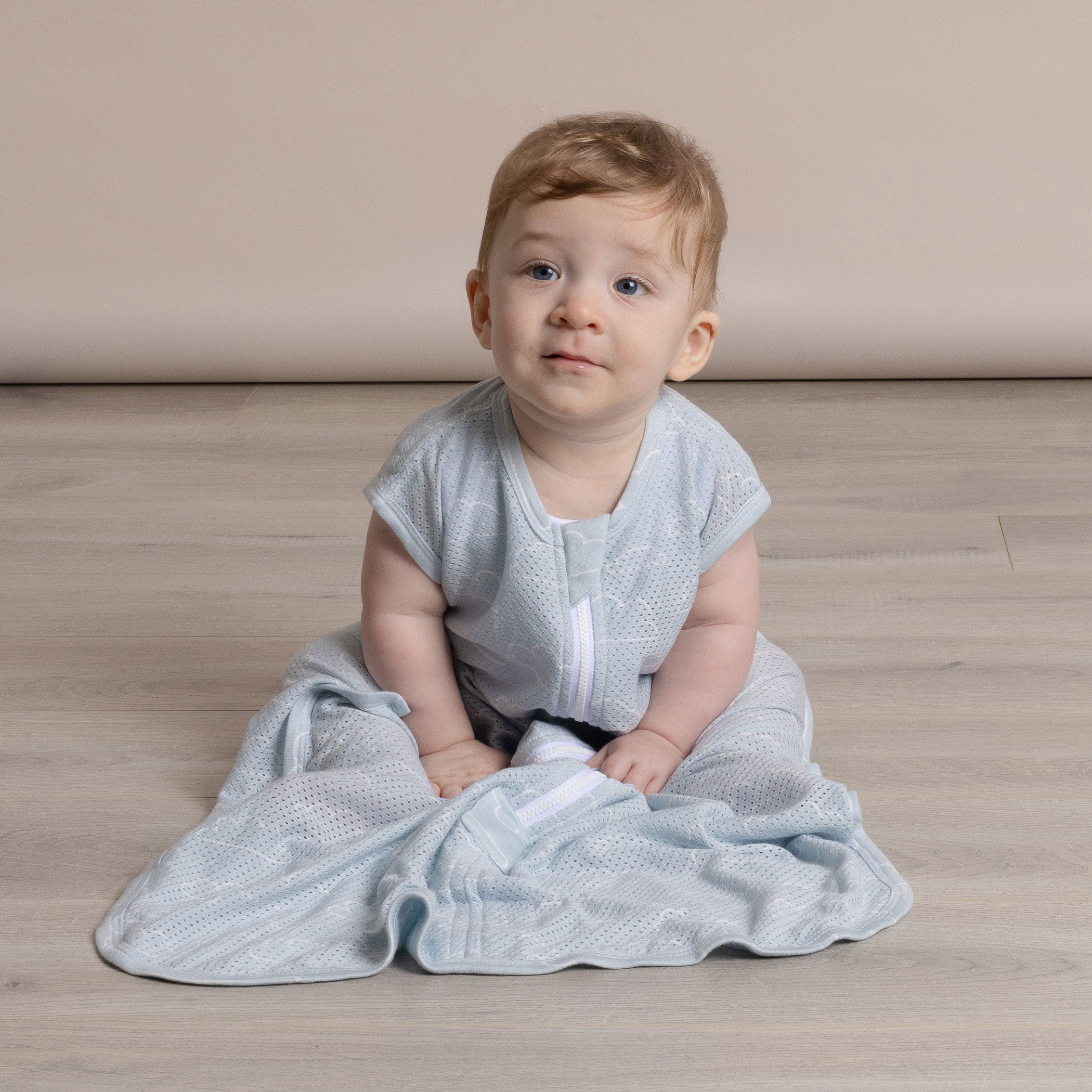 Nordic 0.3 TOG 2-Pack Baby Sleep Sacks - Breathable Air+ Design in Sky Blue & Mint Green | Perfect for Newborns & Infants' Comfortable Sleep