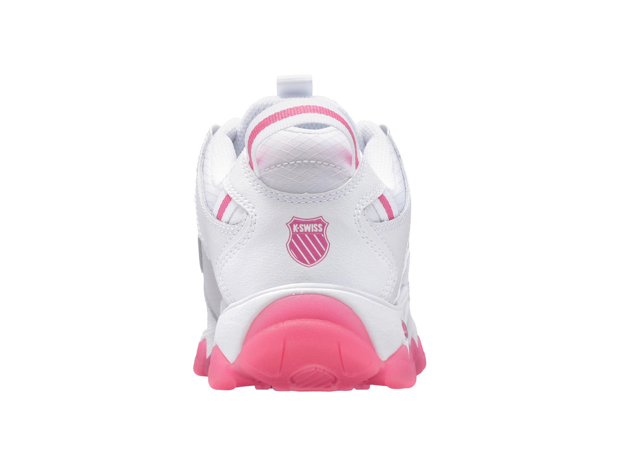 CALI TRAIL Running Shoes for Women - White/Shock Pink | Lightweight Athletic Sneakers for Jogging, Gym Workouts & Outdoor Activities